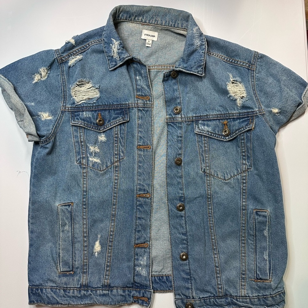 Sneak Peek Blue Denim Jacket